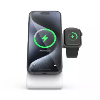 Bezvadu lādētājs 3v1 MagSafe iPhone, Apple Watch un AirPods Crong