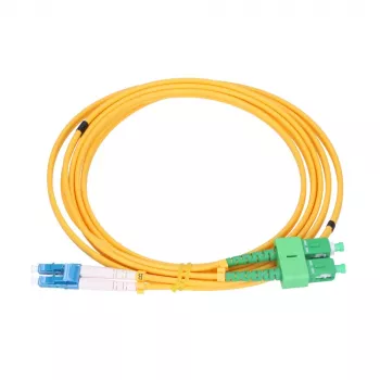 Patchcord Extralink SC/APC uz LC/PC viens režīms duplekss 9/125 µm 2 mm, 1,5 m