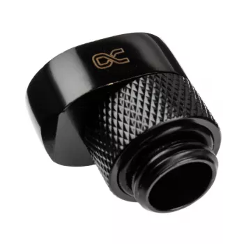 Šļūtenes savienotājs Alphacool 17604 Melns 1/4 collu vītne