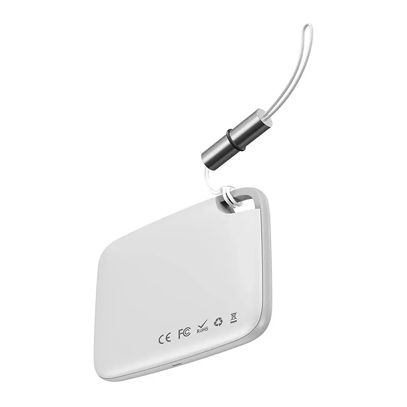 Baseus T2 ZLFDQT2-02 mini atslēgu meklētājs (izsekotājs), 75 mAh, 80–100 dB, balts
