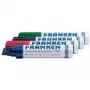 Franken JumboMarker 4 gab. ar slīprakstu Melns Zils Zaļš Sarkans