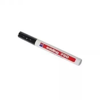 EDDING 750 marķieris - Melns - Apaļš gals - 2 mm