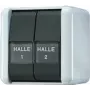 Jung 835 NAW Elektriskais slēdzis 1P Melns - Balts (835NAW)