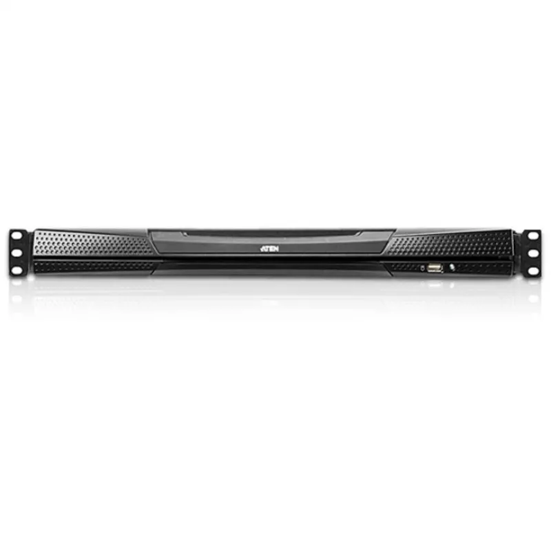 ATEN 16-Port 19 collu LCD CAT5e/6 KVM Slēdzis (Divu sliežu), 48.3 cm (19 collas), LCD, USB, PS/2, USB, PS/2, VGA, ASV angļu