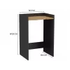 Top e shop POLA veļas mazgājamās mašīnas skapis - Antracīts / Artisan Oak