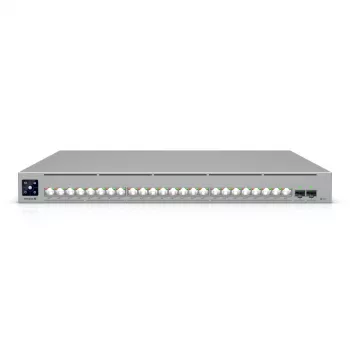 Ubiquiti ECS-24-POE (1050W) Uzņēmuma līmeņa 24 portu Layer 3 Etherlighting POE+++ slēdzis, 10 GbE RJ45, 25G SFP28