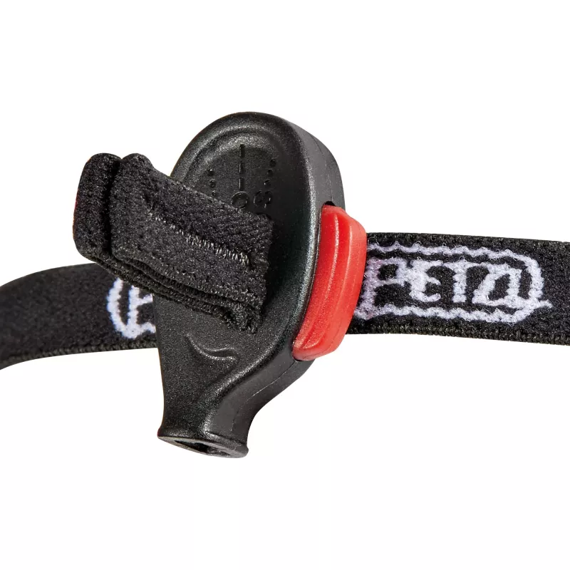 Petzl e+LITE melns balts galvaslampa ar svilpi