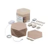 Nanoleaf Elements Wood Look Hexagons Starter Kit (13 paneļi) | Cool White + Warm White