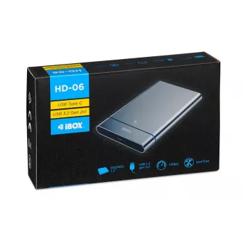 iBox HD-06 ārējais korpuss 2.5 collu cietajiem diskiem