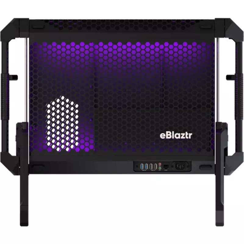 Eblaztr Portable PC Case - Melns - Datora korpuss - Mini Tornis - Melns