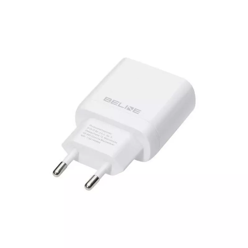 Beline BLNCB25C 25W USB-C lādētājs ar USB-C kabeli, balts