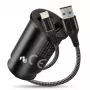 Auto lādētājs everActive CC-25C 2x USB-A + USB-C, 12W, auto USB strāvas adapteris
