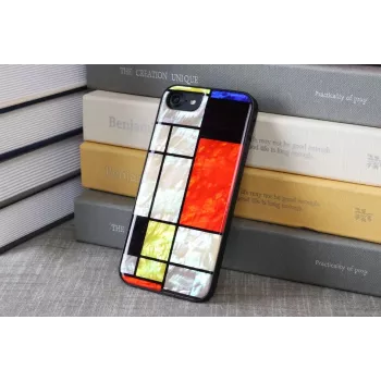 Aizsargmaciņa iKins Apple iPhone 8/7 Mondrian Black