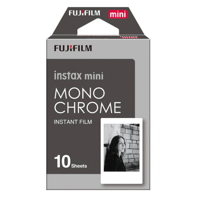 Fujifilm Instax Mini Monochrome - Melnbaltā momentfilma - instax mini - ISO 800 - 10 kadri