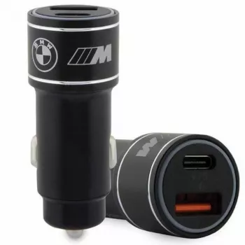 Auto lādētājs 20W PD-QC 3.0 Ātrā uzlāde melns