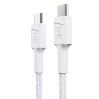 Greencell KABGC31W USB-C kabelis balts