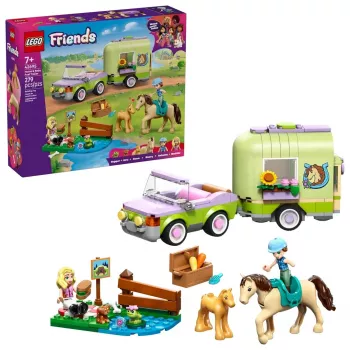 LEGO FRIENDS 42695 Zirgs un kumeļš piekabē