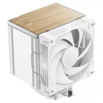 Procesora gaisa dzesētājs DeepCool AK500 G2 WH, 120 mm ventilators, max gaisa spiediens 3.33 mmH2O, 117×129×159 mm, balts