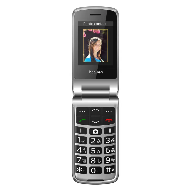 Beafon SL605 LTE_EU003B Sudraba krāsas atlokāmais telefons