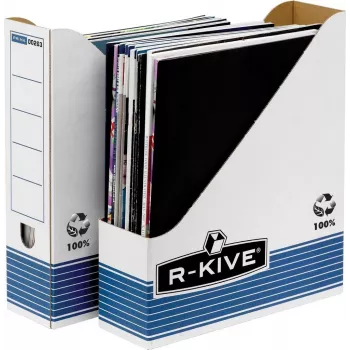 Fellowes arhīva žurnālu turētājs R-Kive PRIMA, Balts-Zils, 100% pārstrādāts kartons