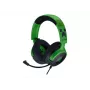 Vadu spēļu austiņas Razer Kraken V4 X — supra-aurālās, 20–20000 Hz, 1.8 m kabelis, 310 g, melns/zaļš
