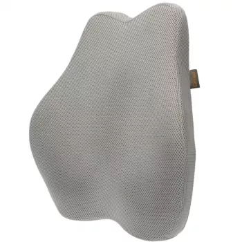 Jostas atbalsta spilvens MDH DRQE3S0BBXUXP — atmiņas putas, ergonomisks, 450×410×105 mm, pelēks, ar maisiņu