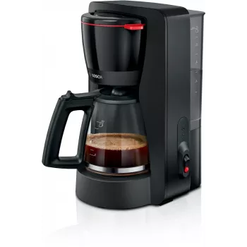 Pilienu kafijas automāts Bosch TKA2M113, 1.25 L ūdens tvertne, 15 tases, melns