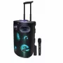 Pārnēsājams Bluetooth karaoke skaļrunis MANTA SPK0803B140 140W, ar akumulatoru, MIC/USB/microSD, FM, ekvalaizers, riteņi