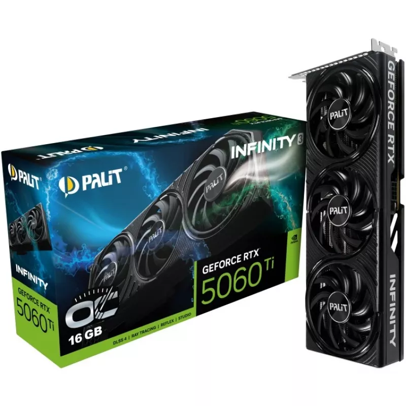 Grafikas karte NVIDIA GeForce RTX 5060 Ti 16 GB GDDR7
