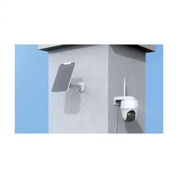 Reolink B430 + Solar IP drošības kupola kamera, 5 MP, bezvadu, baterija un saules enerģija, sienas stiprinājums, iekštelpām/ārtelpām, balta