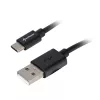 USB 2.0 A uz USB-C kabeļa adapteris Sharkoon 0,5 m, melns