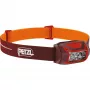 Galvaslampa Petzl Actik Core — LED, 100 lm, iebūvēts 1250 mAh USB uzlādējams akumulators, IPX4, sarkana