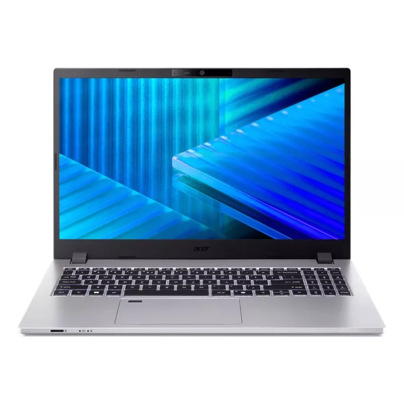 Pārnēsājamais dators Acer TravelMate P2 TMP215-75-G2-TCO — 15,6 collu FHD IPS 300 nits, Intel Core Ultra 5 125H, 16GB RAM, 512GB SSD, pirkstu nospiedumu lasītājs, Windows 11 Pro, 3 gadu apkalpošana uz vietas