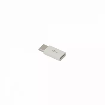 Sbox AD.USB-C W Micro USB 2.0 F. -> TYPE C M. Balts