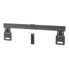 Fiksēts TV sienas stiprinājums WENTRONIC Goobay Ultraslim 70822 XL Melns plakanajiem ekrāniem
