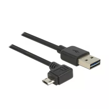 USB kabelis DeLOCK 83853 USB 2.0 2 m USB A Micro-USB B Melns