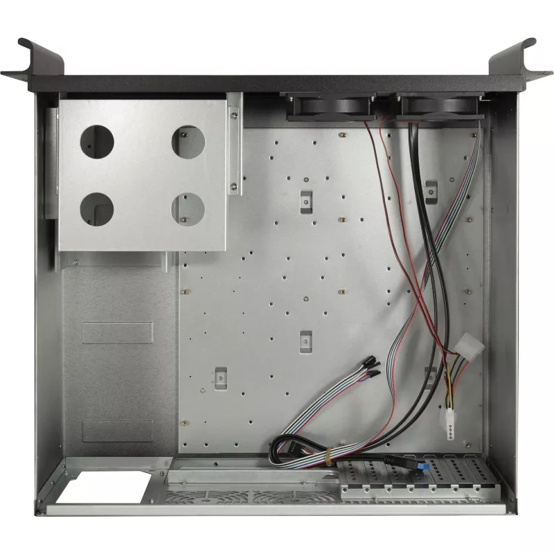 Rack Server korpuss Inter-Tech 4U-K-439L Melns
