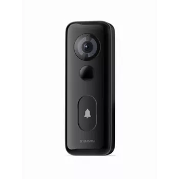 Xiaomi durvju zvans 3S Black IP65 2-virzienu audio Vadu un bezvadu Wi-Fi 2.4 GHz Akumulators/DC 5V