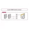 HDMI slēdzis DeLOCK 87663, 2 ieejas, 1 izeja, 1080p