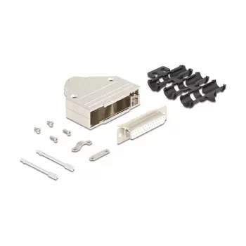 DeLOCK 67135 D-Sub 25-pin sievišķais savienotājs, sudraba krāsa