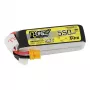 Tattu R-Line 550mAh 14.8V 95C 4S1P LiPo akumulators RC modeļiem