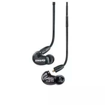 Shure SE215 austiņas, melnas