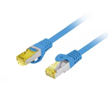 Patch vads Fluke PCF6A-10CU-0025-B RJ45 Cat.6a 0,25m Zils