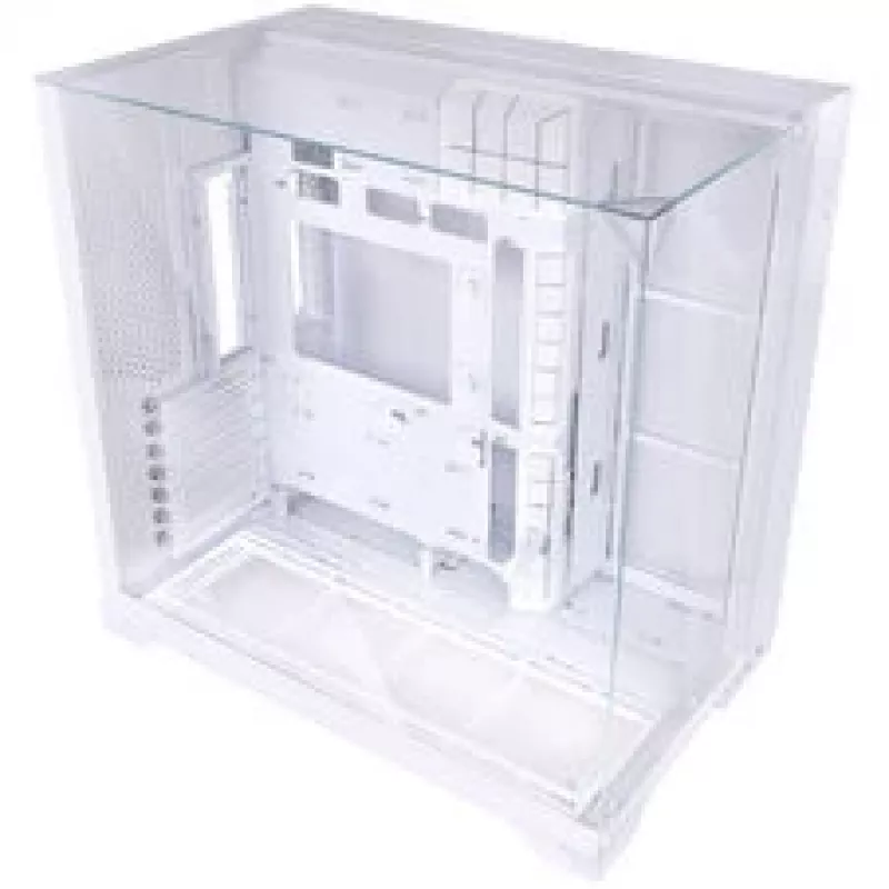 Lian Li O11 Vision Compact - Balts + 3x UNI FAN SL-INF 120 ARGB Reversais lāpstiņu ventilators - 120mm + HydroShift II LCD-S 360TL AiO-šķidruma dzesēšana, 360mm