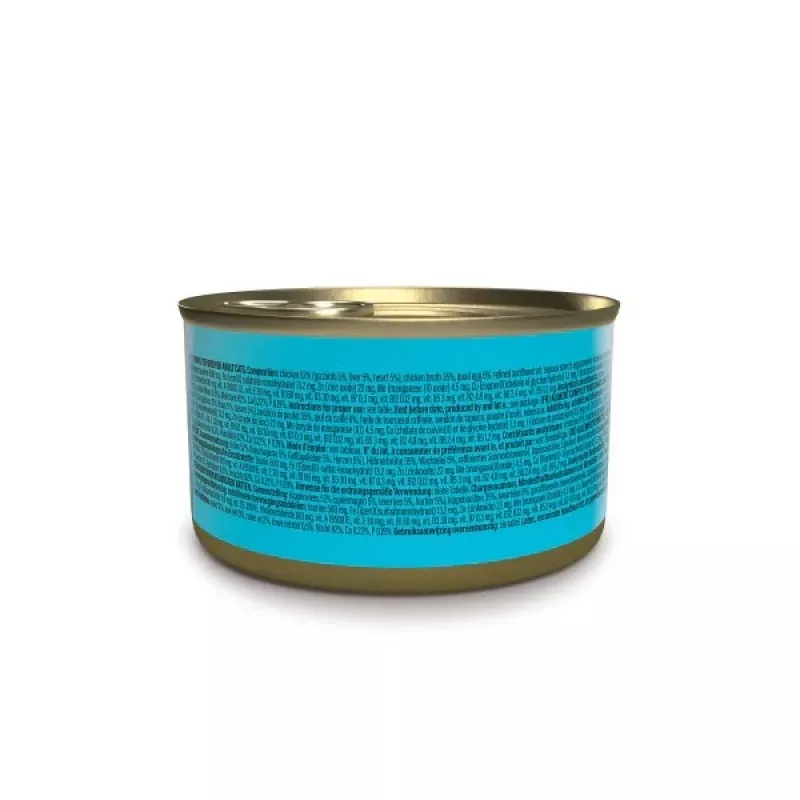 Slapjš kaķu barības buljons Agras Pet Foods Schesir after Dark Complete Brühe 80 g — vistas gaļa, bezglutēna, pieaugušiem kaķiem