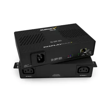 SurgeX tīkla pārvaldīts pārsprieguma aizsargs DisplayPak IP Controlled SX-DPP-102I