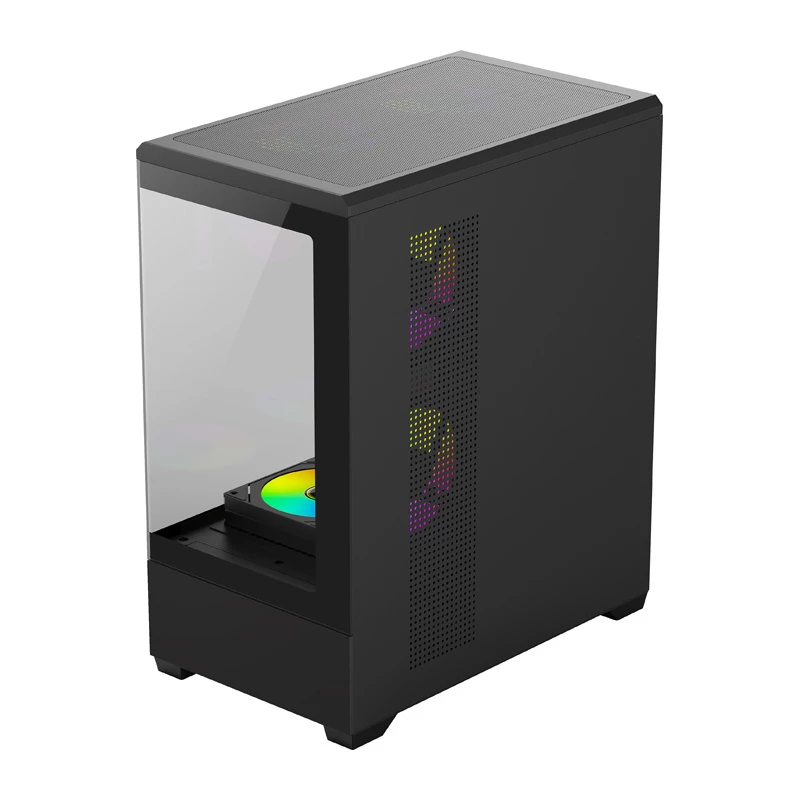 Datora korpuss DarkFlash C365 (melns) ar 5 iebūvētiem ventilatoriem