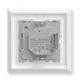 Homematic IP Glass sienas termostats 161458A0 — balts, 230 V, IP20