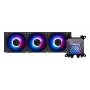 Šķidruma dzesēšanas sistēma MSI MAG Coreliquid A15 360 — 3x 120 mm ventilatori, radiators 394 x 120 x 27 mm, sūknis 5V, RGB, atbalsta LGA 1851