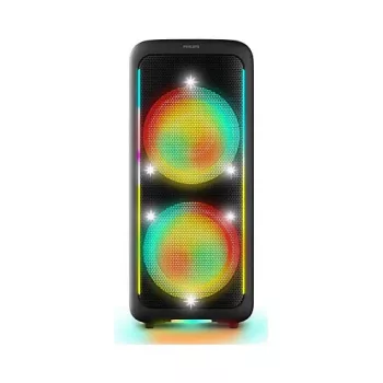 Pārnēsājams ballīšu skaļrunis Philips TAX5000E/10, 2-virzienu, 100 W RMS, Bluetooth, 20–20000 Hz, 4 Ω, melns
